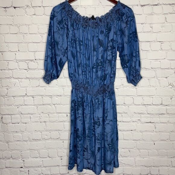 Walter Baker Kaiser Dress Blue L NWOT - Picture 3 of 10